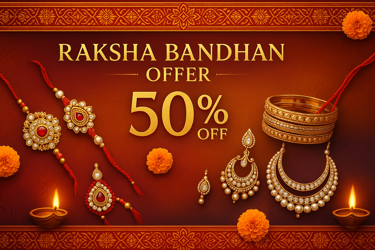 Raksha Bandhan Offer 50% off