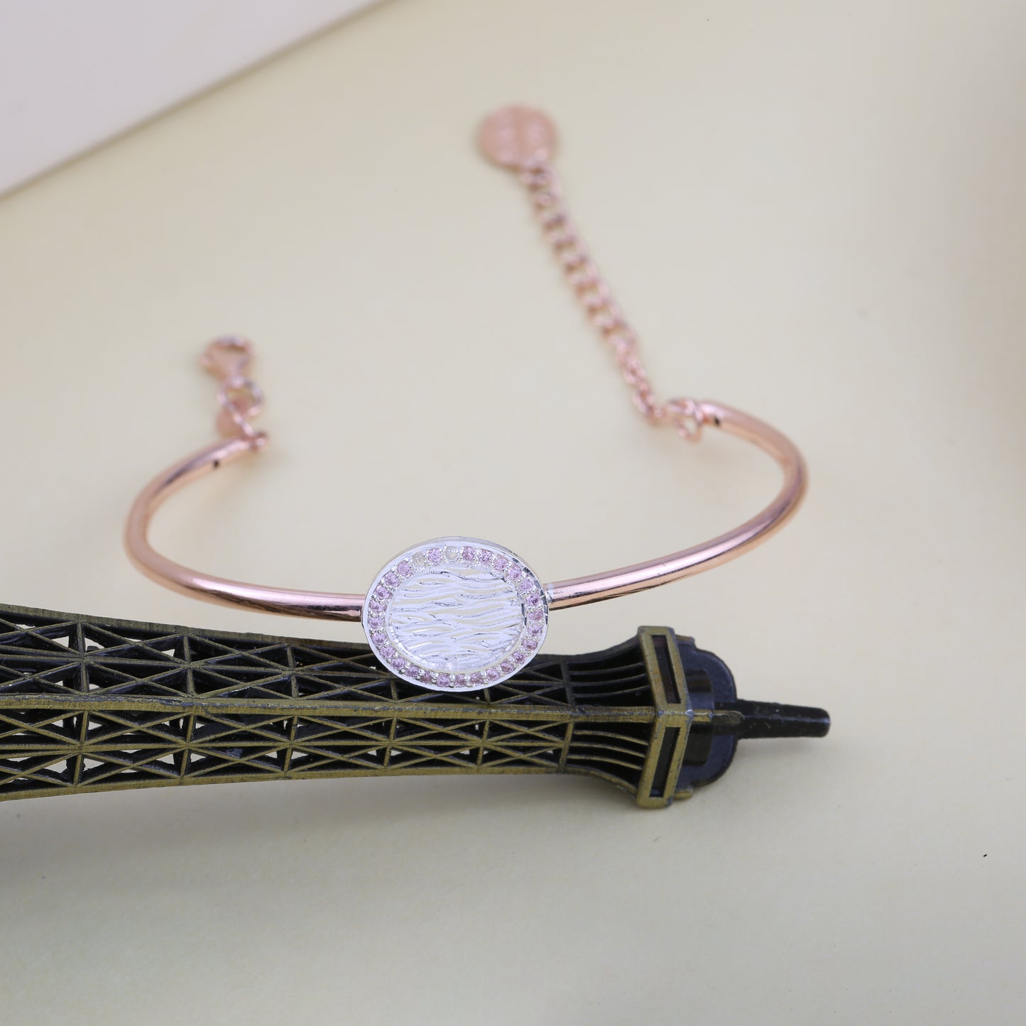 Lunara Pink Halo Bracelet